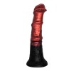 Dildo Premium Horse cu Ventuza, Silicon Lichid, Burgundy, 19.5 cm, Guilty Toys