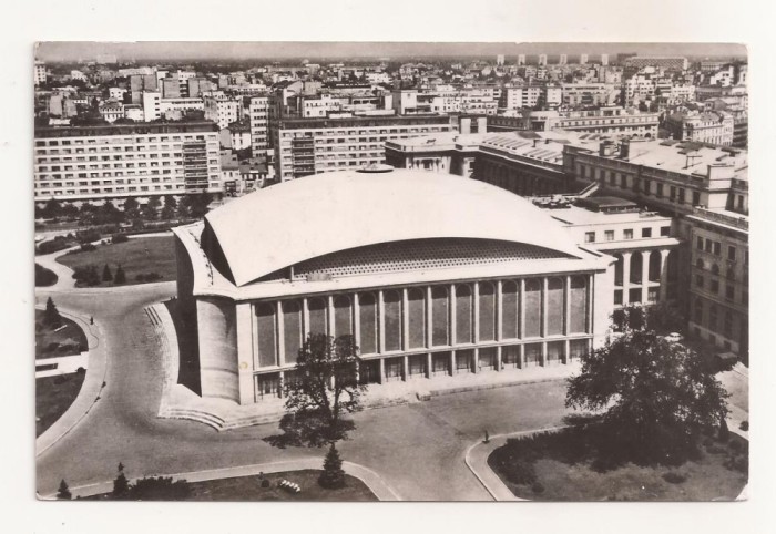 RF66 -Carte Postala- Bucuresti, Piata palatului RPR, circulata 1965