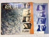 Real life flame 1985 album disc vinyl lp muzica synth pop new wave NM