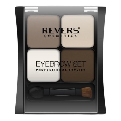 Kit fard de sprancene cu 4 culori, Professional Stylist, Revers, Nr.4 foto