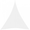 VidaXL Parasolar, alb, 4x5x5 m, țesătură oxford, triunghiular