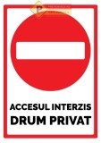 Semne pentru accesul interzis si proprietate privata