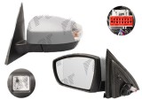 Oglinda exterioara Ford S-Max (Wa6), 05.2006-06.2010, Ford S-Max (Wa6), 06.2010-2012 , partea Dreapta, culoare sticla crom, sticla convexa, cu carcas