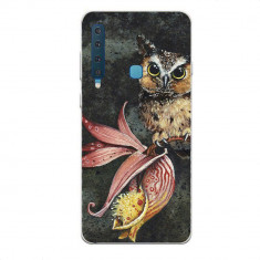 Husa Samsung Galaxy A9 2018 Silicon Gel Tpu Model Owl Painted foto