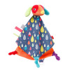 Fehn Jucarie Doudou Catelus, 31cm, 0 luni+, Velur Moale, Inel Suzeta, Patut/Carucior, Joc Educativ Interactiv