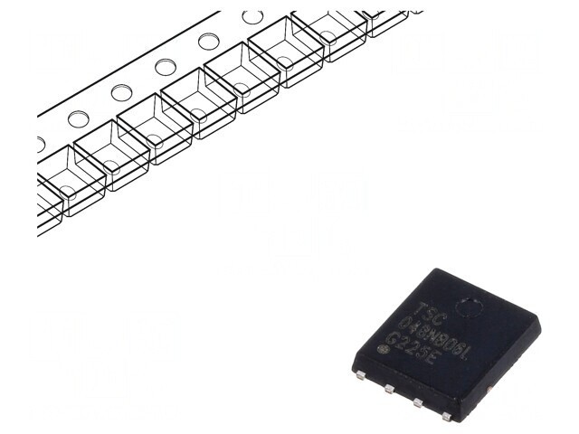 N-MOSFET Tranzistor 60V 16A 45W PDFN56U