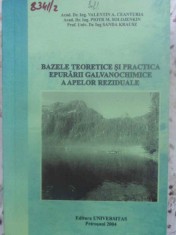 BAZELE TEORETICE SI PRACTICA EPURARII GALVANOCHIMICE A APELOR REZIDUALE-VALENTIN A. CEANTURIA, PIOTR M. SOL-231178 foto