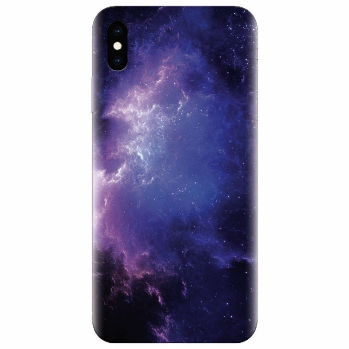 Husa silicon pentru Apple Iphone XS Max, Purple Space Nebula
