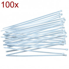 Set 100 coliere plastic 3.6x250mm BS Basic 729701 foto