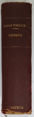 COLEGAT DE PATRU ROMANE de EDGAR WALLACE , TEXT IN LIMBA ENGLEZA , EDITII INTERBELICE foto