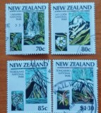 NEW-ZEELANDA-''PEISAJE MONTANE'' SET 4V.-stampilate-Vezi-Scan