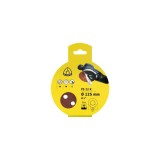 PS 22 K disc Autofixare, 125 mm Granula 180 Forma de stantare GLS5, SB-ambalat in folie, Klingspor 241628