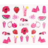 Cumpara ieftin Tatuaj Unghii LUXORISE Pink Summer, BN-1791