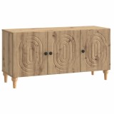 vidaXL Cabinet TV Stejar Artizanal 99 x 34,5 x 50 cm Lemn prelucrat 894264