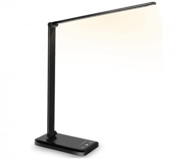 Lampa LED de birou SLATOR, Negru - RESIGILAT foto