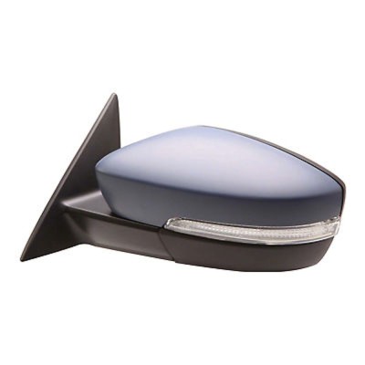 Oglinda exterioara VW Beetle (5C1) 10.2011- Partea Stanga Crom Asferica Electrica Cu Incalzire 5C5857507B9B9, carcasa grunduita, cu 6 pini, cu semnal foto