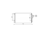 Condensator climatizare Hyundai IX35 (LM), 01.2010-2015, Kia Sportage (JE), 07.2010-2015, motor 2.0, 120 kw benzina, cutie manuala/automata, full alu