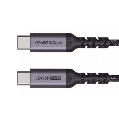 Cablu USB-C tata la USB-C tata 1m 100W 3.1 20V 5A 10Gbps foto