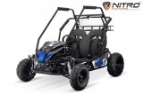 Buggy electric pentru 2 copii, Nitro Gokart 2000W 60V 20Ah, premium, culoare Albastra