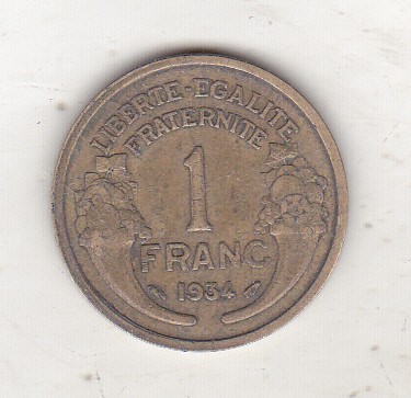 bnk mnd Franta 1 franc 1934