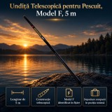 Undita Pescuit Telescopică Model F, Lungime 5m