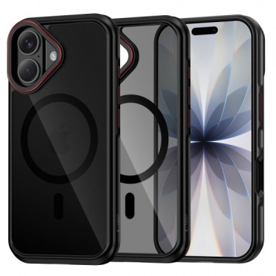 Husa MagSafe pentru Apple iPhone 17, Tech-Protect, Maghybrid, Neagra foto