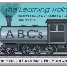 The Learning Train - ABC's: Letter Names and Sounds. Each to Print. Pics to Color