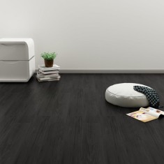vidaXL Plăci autoadezive pardoseală stejar antracit PVC 4,46 m&sup2; 3 mm 143871