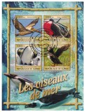 Guineea 2016: Fauna, Pasari de Mare, Colita + Bloc, Set Complet - Timbre Straine