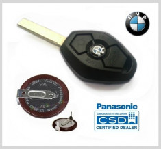 Baterie acumulator Panasonic cheie BMW E36 E46 E39 E38 Z3 X5 E53 foto