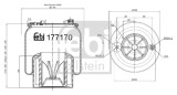 FEBI BILSTEIN 177170 Burduf, suspensie pneumatica