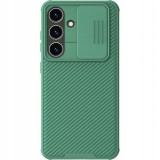 Cumpara ieftin Husa de protectie pentru Samsung Galaxy S24, Nillkin, Policarbonat, Verde inchis