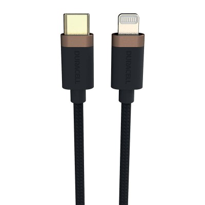 Duracell USB-C cable pentru Lightning 1m (Black) foto