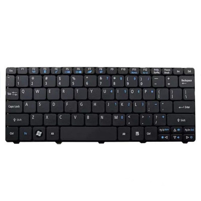 Tastatura laptop, Acer, Aspire One D255, neagra foto