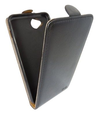 Husa flip neagra (interior bej) pentru Allview P6/P6 Quad foto