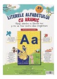 Literele alfabetului cu Aramis (32 de planșe) - Paperback brosat - Celina Iordache - Aramis