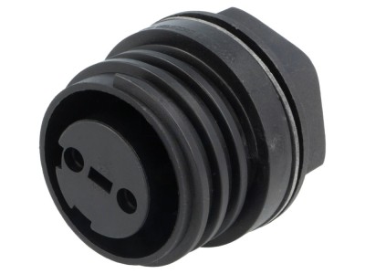 Conector circular mamă 2 pini IP68 foto