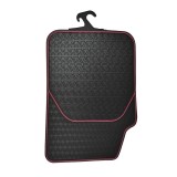 Covorase Auto Universale, din cauciuc sintetic moale, culoare Neagra cu dunga