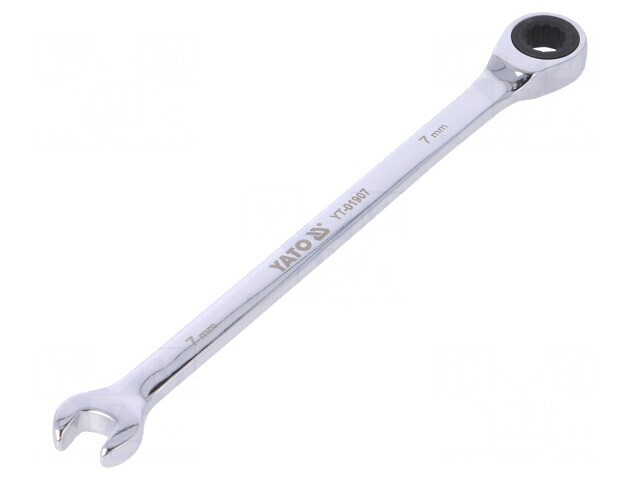 Cheie combinată 7mm oțel crom-vanadium cu piedică
