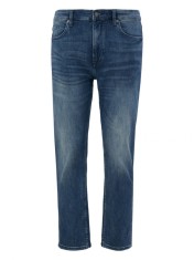 Blugi barbati big size Casby cu talie medie si croiala Dreapta, Albastru, W38 L30