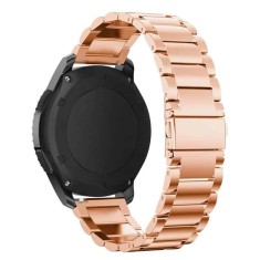 Curea bratara de schimb Edman 3Z pentru Samsung Watch Active, 20mm, universala, Rose Gold
