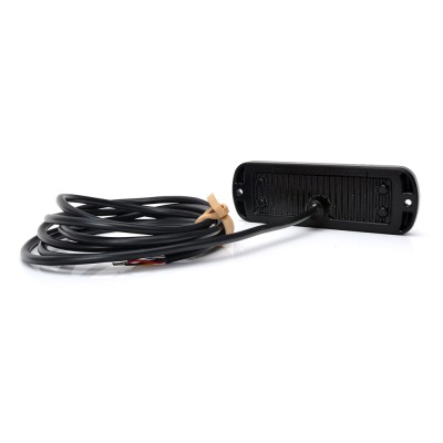 Proiector Stroboscopic Led Portocaliu 1469 W218 Cu Montare In Grila, 2 Faze Flash, 12V-24V, 21W Was 138903 1469 foto