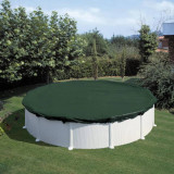 Summer Fun Prelata de piscina pentru iarna, 250-300 cm, PVC, rotund GartenMobel Dekor, vidaXL