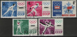 URSS 1964 - J.O.Innsbruck, serie stampilata