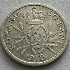 50 Bani 1912, Argint, Carol I, Romania