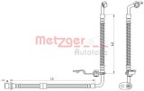 Conducta / cablu frana MAZDA 6 Combi (GH) (2008 - 2016) METZGER 4110878