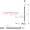 Conducta / cablu frana MAZDA 6 (GH) (2007 - 2016) METZGER 4110878