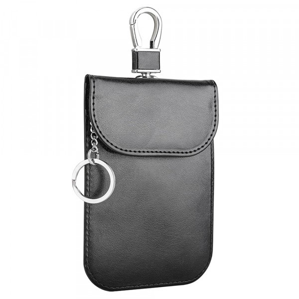 Portofel Antifurt RFID Techsuit AF2, Neagra