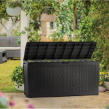 Lada depozitare rattan anthracite Keter Samoa 270 L