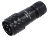 Mufă SA12 tată 3 PIN IP67 13A 250V lipire cablu
